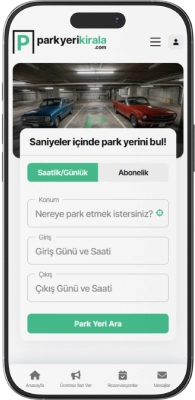ParkYeriKirala Mobil Uygulama